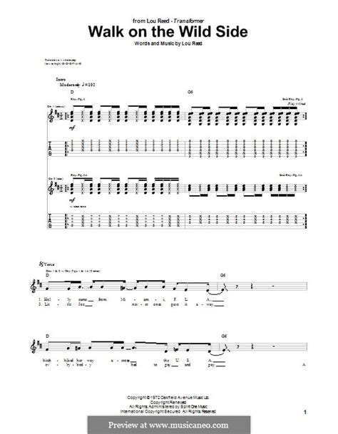 Take A Walk On The Wild Side Chords