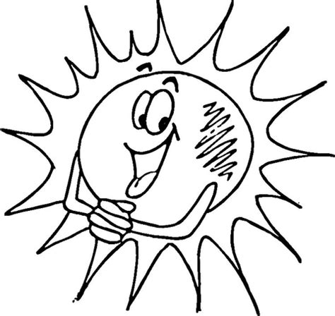 smiling sun coloring page supercoloringcom