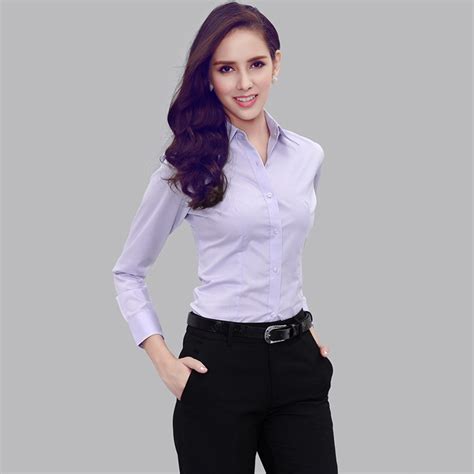 2015 New Korean Women Ol Long Sleeve Office Lady Women Blouse Blusas