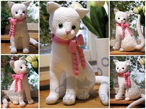 amigurumi cat crochet pattern images   finder