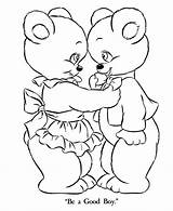 Bear Teddy Coloring Sheets Pages Baby Boy Bears Para Cute Animal Activity Stuffed Gif sketch template