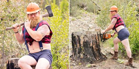 This Man Absolutely Nailed His Sexy Lumberjack Boudoir Shoot