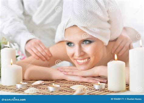 Young Woman Having Massage Stock Image Image Of Girl 95688171