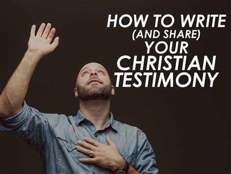 How To Write And Share Your Christian Testimony 7 Tips Anchored In