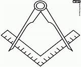 Freemasonry Symbol Official sketch template