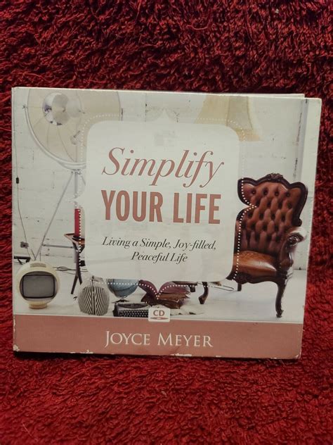 Shelf162i Audiobook~ Simplify Your Life Joyce Meyer Ebay