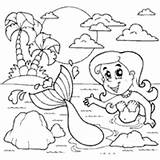 Coloring Mermaid Splish Splash Pages Surfnetkids sketch template