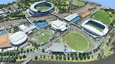melbourne olympic parks stadium australia buy royalty   model