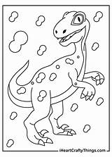 Velociraptor Dinosaur Iheartcraftythings sketch template