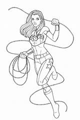 Wondergirl Jamiefayx sketch template
