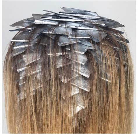 examples  foil placement perfection  ian michael black   hair foils chunky