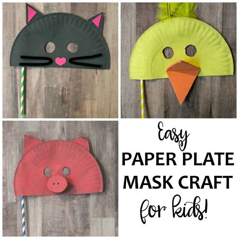 crafty mask ideas  kids