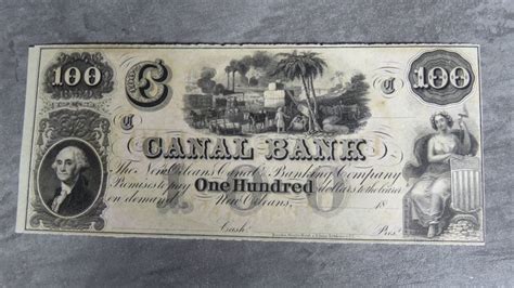 usa obsolete currency  dollar canal bank  orleans catawiki