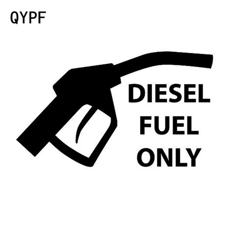 qypf cmcm interesting diesel fuel  car sticker warning black