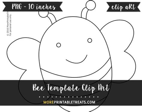 bee template clipart