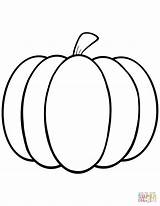 Pumpkin Coloring Outline Pages Simple Pumpkins Easy Printable Drawing Template Blank Clipart Clip Sheet Halloween Supercoloring Print Drawings Patterns Pattern sketch template