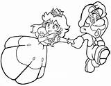 Mario Daisy Coloring Princess Pages Printable Categories sketch template