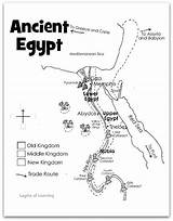 Egypt Ancient Map History Kids Printables Learning Civilizations Lessons Teaching Grade Geography Egyptian Printable 6th Middle Layers Worksheets Projects Coloring sketch template