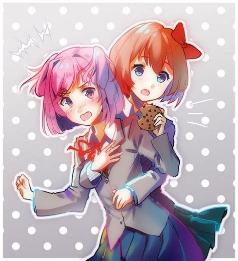 [ddlc] Natsuki And Sayori Together Literature Club