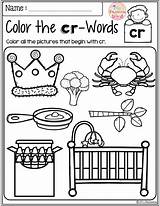 Blends Kindergarten Contains Phonics Consonant Tracing sketch template