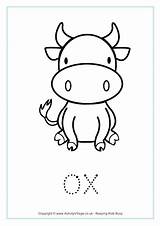 Ox Tracing Worksheet Word Worksheets Zodiac Chinese Year Village Activity Explore Activityvillage sketch template