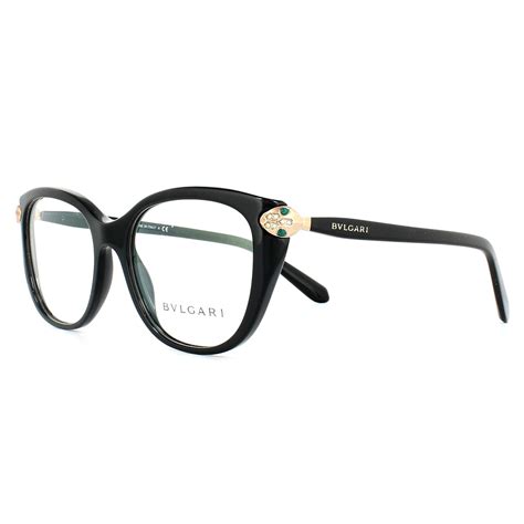 Bvlgari Eyeglasses Frames 4140b 501 Black 54mm Womens 8053672702965 Ebay