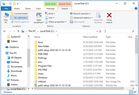 search tool  windows  file explorer minitool