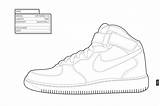 Coloring Nike Pages Shoe Jordan Popular sketch template