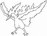 Pokemon Coloring Pages Moltres Xerneas Legendary Fire Getcolorings Type Drawing Bubakids Color sketch template