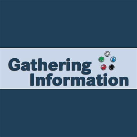 gathering information youtube