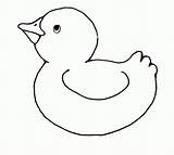 Coloring Duck Pages Cute Baby Popular sketch template