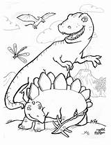 Colouring Dinosaur Moa Billed Broad Designlooter Driedger sketch template