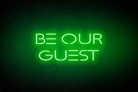 guest signbe  guest neon signbe  guest wall etsy uk