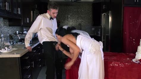 Sexy Bride Romi Rain Fucks A Huge Cock Covered In Wedding