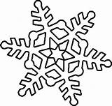 Snowflakes Clipartmag sketch template