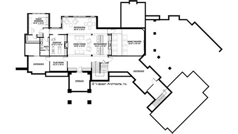 basement level contemporary style homes modern contemporary house plans house floor plans
