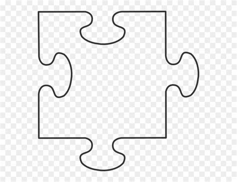 blank  piece jigsaw puzzle template jagodooowa