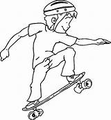 Skater Wecoloringpage Diviertas Páginas sketch template