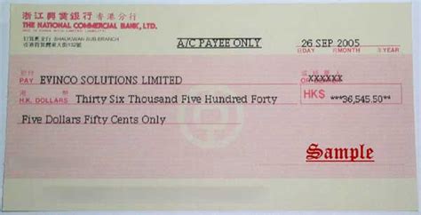 bank cheque bank cheque system