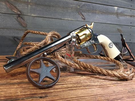 colt peacemaker  pellet revolver nickel gold airgun depot