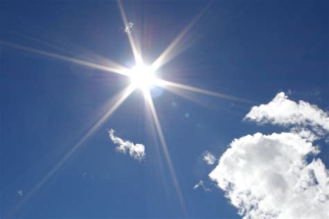 sun  blue sky picture  photograph  public domain