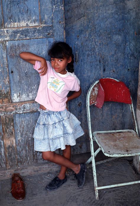 cute mexican girl photograph by mark goebel