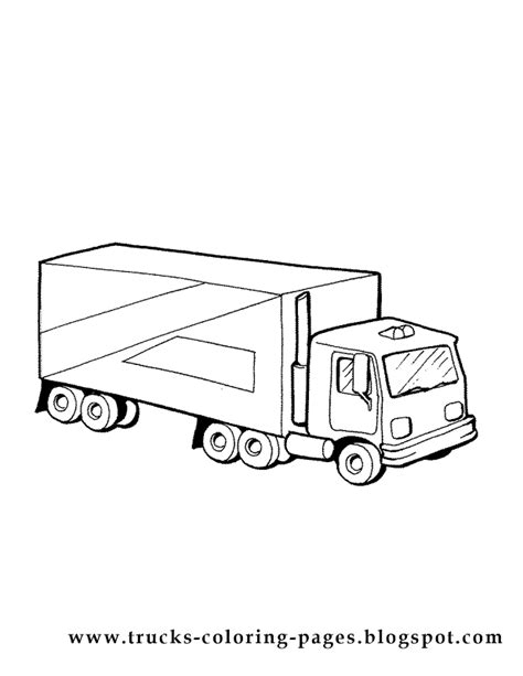 peterbilt coloring pages coloring home