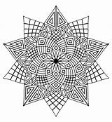 Coloring Mandala Mystical Relaxation Mandalas Allow Appreciable Moment Form Very Star Will Pages Adult sketch template