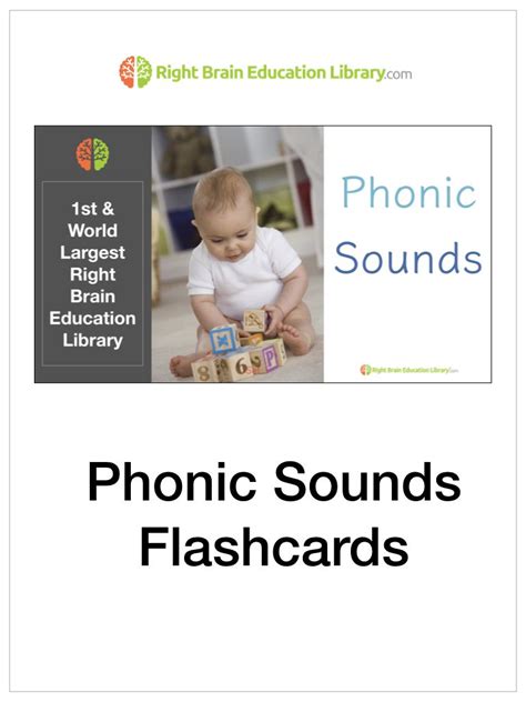 brain education flashcards phonic sounds flashcards phonics