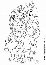 Balarama Krishna Sri Drawing Line Unknown Posted sketch template