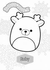 Squishmallows Squishmallow Reindeer Xcolorings Sheets Kitty sketch template