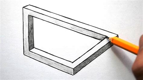 How To Draw A Simple Optical Illusion Shape In 2019 Optical Illusions