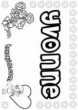 Joanne Yvonne Coloring Pages Color Hellokids Print Names sketch template