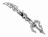 Sword Dragon Drawing Blade Coloring Line Clipart Holder Drawings Designlooter Inks Clipground 1069 sketch template